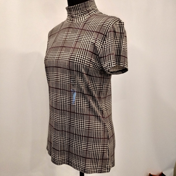 NEW Lauren Ralph Lauren Geo Print Top - Picture 1 of 8